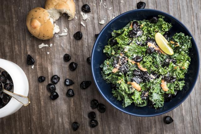 Kale salad with purple corn. (Foodhall) Kale salad with purple corn. (Foodhall)
