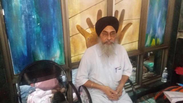 Onkar Singh, father of Gurpreet who succumbed to hi injuries on Wednesday. (Photo: Sourced)