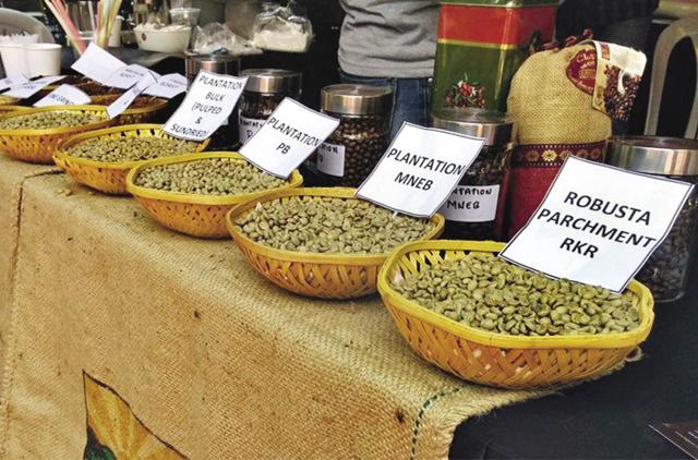 Coffee Santhe goes beyond brewing, as there are beautiful paintings made from brewed coffee to jewellery revolving around coffee