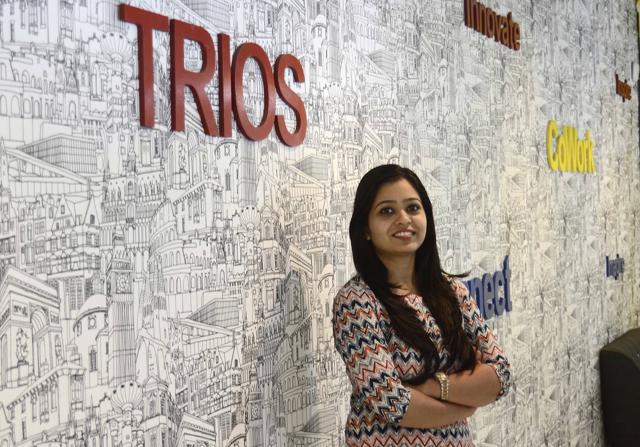 Tejasa Potnis, CEO, Trios, a shared-office space venue in Baner. (RAVINDRA JOSHI/HT PHOTO) Tejasa Potnis, CEO, Trios, a shared-office space venue in Baner. (RAVINDRA JOSHI/HT PHOTO)