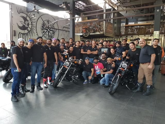 Members of the group BOSS — Batch Of Soul Superbikers. Members of the group BOSS — Batch Of Soul Superbikers.