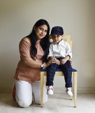 Priyanka Goswami ‘s son Pratham suffered from tongue-tie and language delay. She says he has improved markedly with therapy. (Raj K Raj / HT Photo) Priyanka Goswami ‘s son Pratham suffered from tongue-tie and language delay. She says he has improved markedly with therapy. (Raj K Raj / HT Photo)