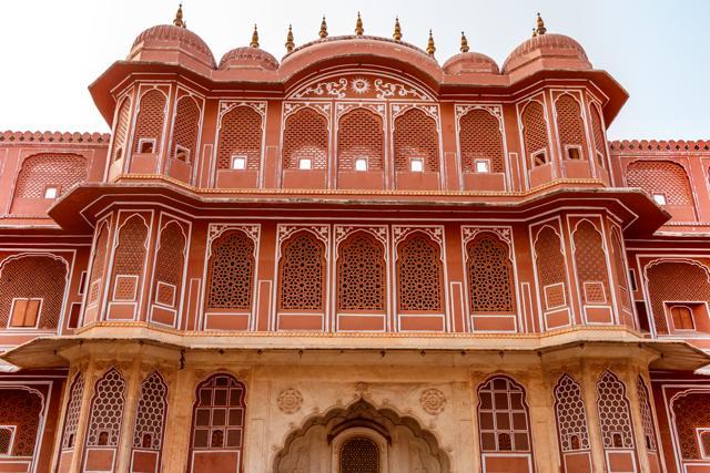 Built during the years of 1729 to 1732 by Maharaja Sawai Jai Singh, the City Palace is one of the most famous tourist attractions in the pink city. (Shutterstock) Built during the years of 1729 to 1732 by Maharaja Sawai Jai Singh, the City Palace is one of the most famous tourist attractions in the pink city. (Shutterstock)