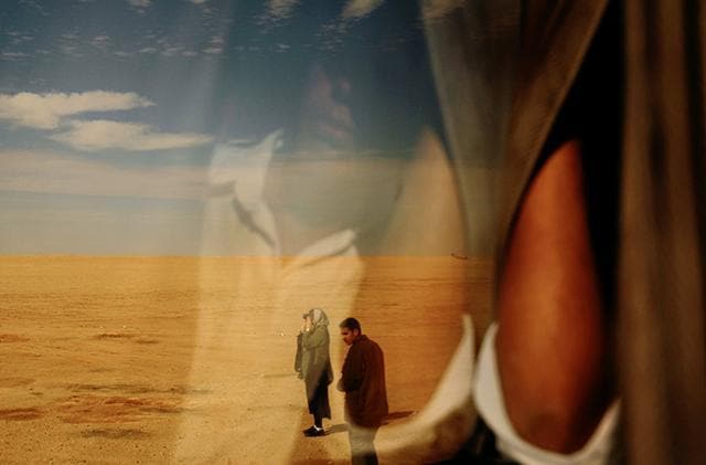 An image titled Rest Stop from In the Shadow of the Pyramids by Laura El-Tantawy, circa 2005-2014 (LAURA EL-TANTAWY)