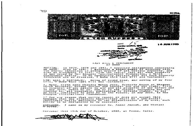 A copy of the Last Will and Testament in question. (HT) A copy of the Last Will and Testament in question. (HT)
