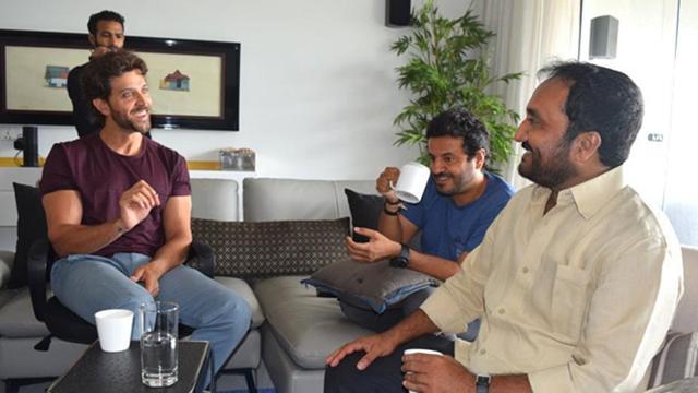 Hrithik, Anand Kumar and Vikas Bahl discuss Super 30. Hrithik, Anand Kumar and Vikas Bahl discuss Super 30.