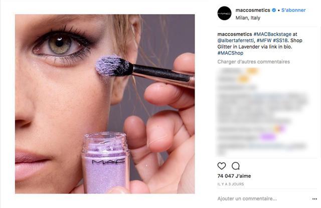 The latest quirky makeup trend is all things lavender. (Instagram)