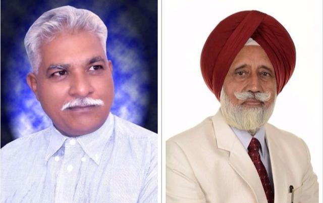 Ali Anwar Ahmad (Left) of Pakistan and Nachhattar Singh Brar of Canada. (HT Photos) Ali Anwar Ahmad (Left) of Pakistan and Nachhattar Singh Brar of Canada. (HT Photos)