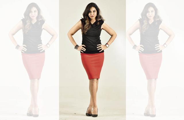 Mydala’s Anisha Singh’s sense of power lies in her block heels that she pairs with bright outfits. She wears a skirt, top and shoes from Ann Taylor, bracelet from ABS by Allen Schwartz and watch from Kate Spade. Make-up and hair by Anjali Jain (Raj K Raj) Mydala’s Anisha Singh’s sense of power lies in her block heels that she pairs with bright outfits. She wears a skirt, top and shoes from Ann Taylor, bracelet from ABS by Allen Schwartz and watch from Kate Spade. Make-up and hair by Anjali Jain (Raj K Raj)