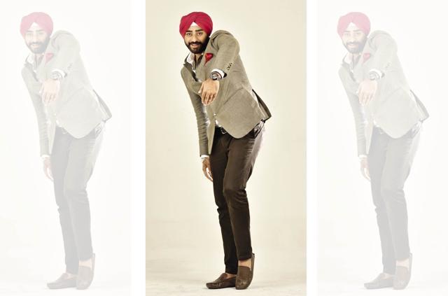 NDTV anchor Amitoj Singh is known for his subtle shirts, smart waistcoats, matching turbans and pocket squares. He wears a jacket, shirt and pants by Rahul Ganju, shoes from Armani and watch from Michael Kors. Make-up and hair by Anjali Jain (Raj K Raj) NDTV anchor Amitoj Singh is known for his subtle shirts, smart waistcoats, matching turbans and pocket squares. He wears a jacket, shirt and pants by Rahul Ganju, shoes from Armani and watch from Michael Kors. Make-up and hair by Anjali Jain (Raj K Raj)