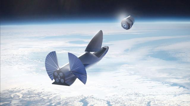 Representative image posted on Twitter by inventor Elon Musk showing the rocket to be used for a mission to Mars by 2022. (Twitter)