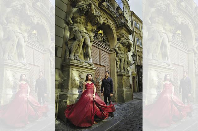 For Vrinda and Varun, Prague proved to be perfect setting, nothing short of a Bollywood movie (George Hlobil Photography) For Vrinda and Varun, Prague proved to be perfect setting, nothing short of a Bollywood movie (George Hlobil Photography)