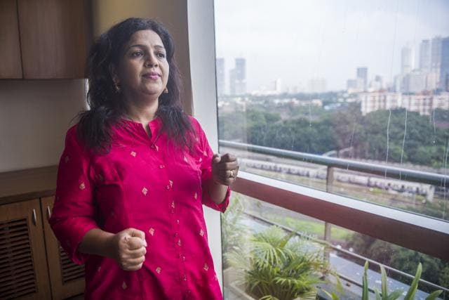 Surekha Pagare (pictured here) was 38 when she experienced the onset of a heart attack. (Pratik Chorge/HT Photo)