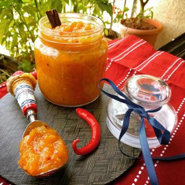 Mango chilli jam available at Rummy Kitchen . Mango chilli jam available at Rummy Kitchen .