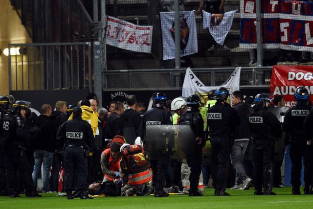 29 Injured As French Football Stadium Barrier Collapses In Ligue 1 Game ...