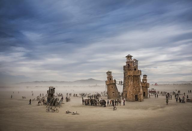 Tom Stahl Project: Black Rock Lighthouse Service in the Nevada desert, USA. (AFP) Tom Stahl Project: Black Rock Lighthouse Service in the Nevada desert, USA. (AFP)