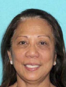This undated photo provided by the Las Vegas Metropolitan Police Department shows Marilou Danley. Girlfriend of the active shooter in the Sunday, Oct. 1, 2017, incident, Danley, 62, returned to the United States from the Philippines on Tuesday night and was met at Los Angeles International Airport by FBI agents, according to a law enforcement official. (AP)