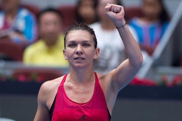 Simona Halep entered the semi-final of the China Open with a 6-2,6-1 win over Daria Kasatkina and will face French Open champion Jelena Ostapenko. (AFP) Simona Halep entered the semi-final of the China Open with a 6-2,6-1 win over Daria Kasatkina and will face French Open champion Jelena Ostapenko. (AFP)