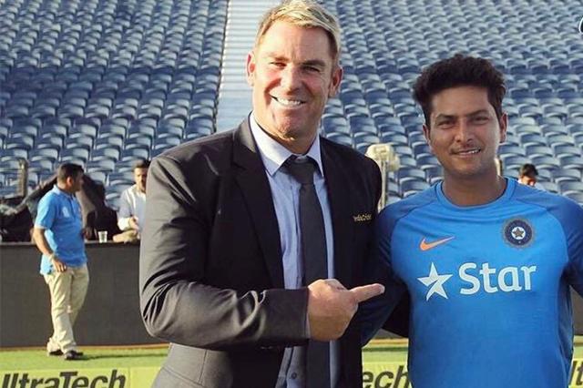 Kuldeep Yadav has idolised Shane Warne and he hopes to emulate the Australian legspinner’s feat. (Twitter) Kuldeep Yadav has idolised Shane Warne and he hopes to emulate the Australian legspinner’s feat. (Twitter)