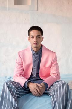Dhruv Vaish plays with spring-ready hues like pinks and calming blues for the coming season.