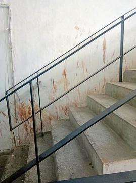 A stained staircase at the department of economics at Panjab University in Chandigarh. (HT Photo) A stained staircase at the department of economics at Panjab University in Chandigarh. (HT Photo)