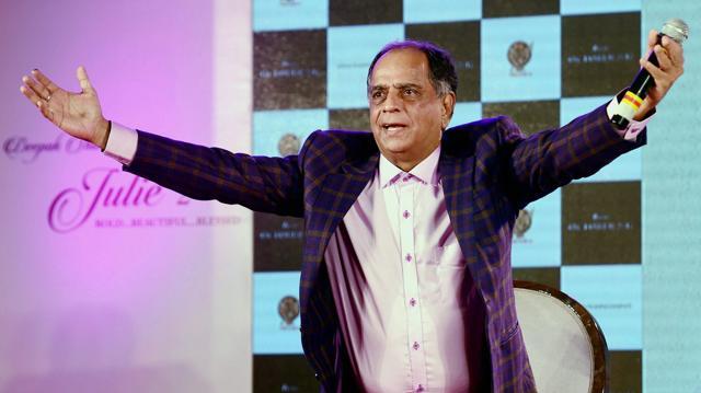 Pahlaj Nihalani during the trailer launch of Julie 2. (PTI)