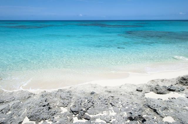 The view of a rocky beach on the island Half Moon Cay in Bahamas. (Shutterstock) The view of a rocky beach on the island Half Moon Cay in Bahamas. (Shutterstock)