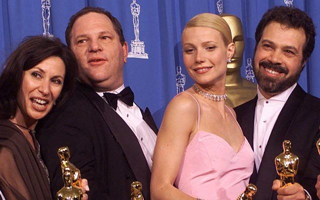 Paltrow won the Oscar for Shakespeare in Love, a movie lobbied by Weinstein to the Academy. Paltrow won the Oscar for Shakespeare in Love, a movie lobbied by Weinstein to the Academy.