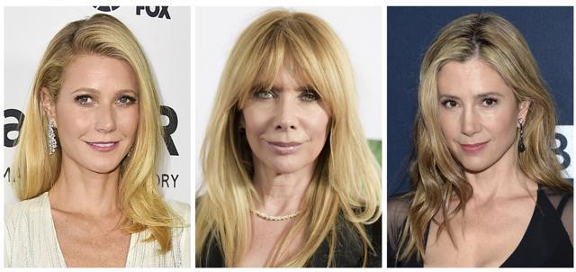 This combination photo shows actresses, top row from left, Gwyneth Paltrow, Rosanna Arquette, Mira Sorvino who are among the many women who have spoken out against Harvey Weinstein in on-the-record reports that detailed claims of sexual abuse. (AP) This combination photo shows actresses, top row from left, Gwyneth Paltrow, Rosanna Arquette, Mira Sorvino who are among the many women who have spoken out against Harvey Weinstein in on-the-record reports that detailed claims of sexual abuse. (AP)