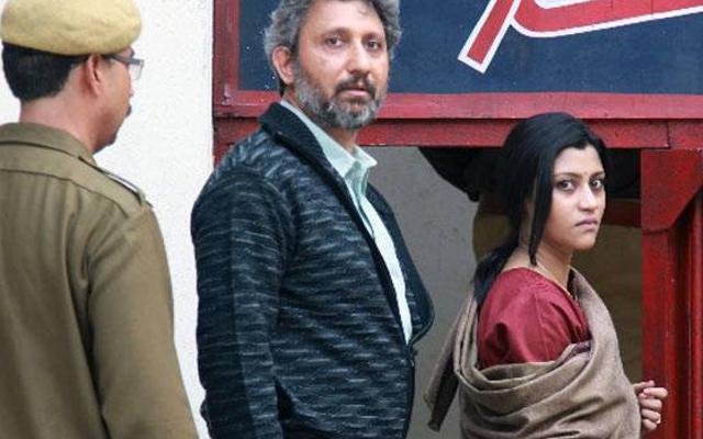 Neeraj Kabi and Konkona Sen Sharma in a still from Meghna Gulzar’s Talvar.