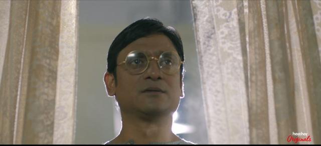 Subrat Dutta in the role of Byomkesh’s trusted friend-turned-aide, Ajit. (Hoichoi)