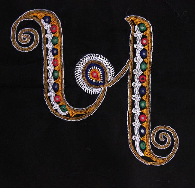 Gujarati Ahir embroidery is also a part of the initiative launched by Ishan Khosla. (The Typecraft Initiative) Gujarati Ahir embroidery is also a part of the initiative launched by Ishan Khosla. (The Typecraft Initiative)