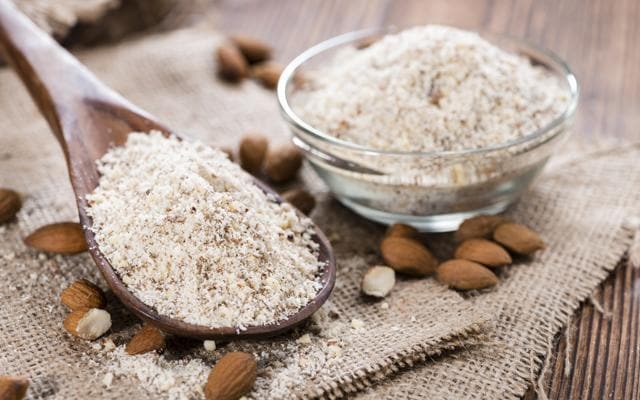 Powdered almonds work well in a face scrub (Getty Images/iStockphoto) Powdered almonds work well in a face scrub (Getty Images/iStockphoto)