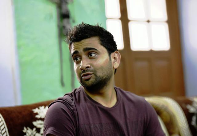 Asim Khan, a friend of Najeeb, who studied with him from lower kindergarten to Class 5. He remembers Najeeb telling his friends that he wanted to become a doctor. (Vipin Kumar/HT PHOTO)