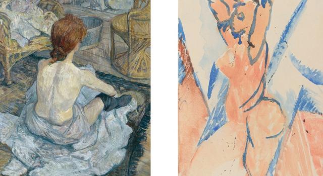 When it comes to erotic themes, Lautrec, influenced by Degas, painted more symbolic and delicate connotations, whereas Picasso took a more violent approach. (AFP) When it comes to erotic themes, Lautrec, influenced by Degas, painted more symbolic and delicate connotations, whereas Picasso took a more violent approach. (AFP)