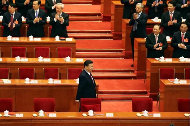 China's President Xi Jinping arrives for the closing session of China's National People's Congress (NPC) at the Great Hall of the People in Beijing, China, March 15, 2017. (REUTERS) China's President Xi Jinping arrives for the closing session of China's National People's Congress (NPC) at the Great Hall of the People in Beijing, China, March 15, 2017. (REUTERS)