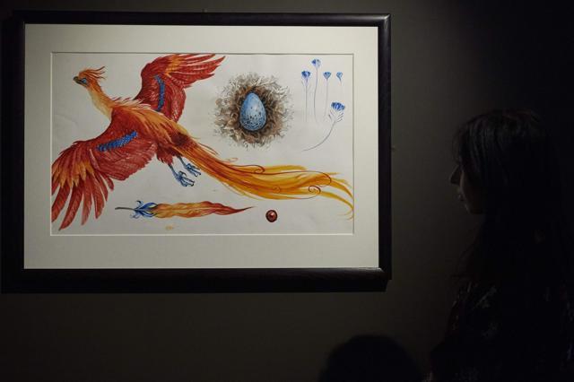 A visitor checking out an exhibit. (AFP) A visitor checking out an exhibit. (AFP)
