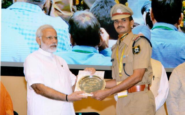 Tejpal being felicitated by Prime Minister Narendra Modi for making the best short film in a competition organised by Ministry of Drinking Water and Sanitation under the Swachhata Hi Seva Campaign. Tejpal being felicitated by Prime Minister Narendra Modi for making the best short film in a competition organised by Ministry of Drinking Water and Sanitation under the Swachhata Hi Seva Campaign.
