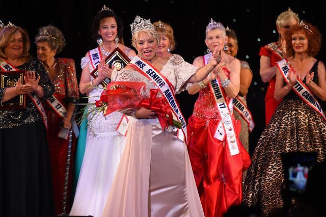 Ms. New Jersey Carolyn Slade Harden after being crowned Ms. Senior America 2017. (AFP) Ms. New Jersey Carolyn Slade Harden after being crowned Ms. Senior America 2017. (AFP)