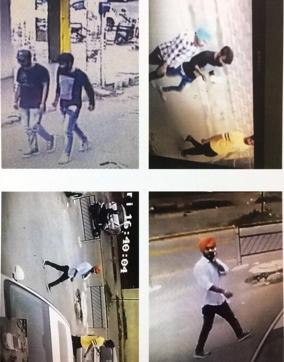 Photo grabs released by the police.