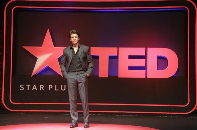 Actor Shah Rukh Khan during the launch of TED Talks India: Nayi Soch in Mumbai. (IANS) Actor Shah Rukh Khan during the launch of TED Talks India: Nayi Soch in Mumbai. (IANS)