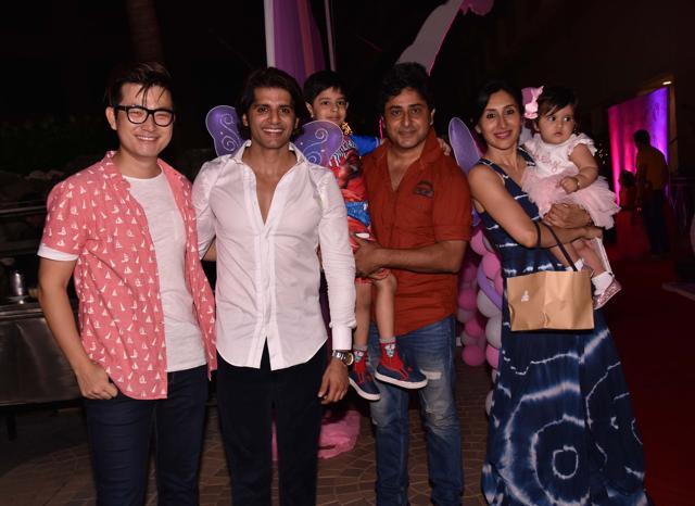 Karanvir Bohra during the birthday celebrations.