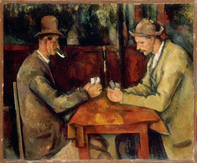 The Card Players is a series of paintings that depict a game of cards in progress. The Card Players is a series of paintings that depict a game of cards in progress.