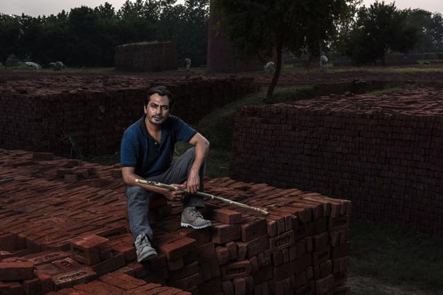 Nawazuddin Siddiqui poses at his hometown of Budhana in Muzaffarnagar district in western Uttar Pradesh in 2016. (Reuben Singh/ HT Photo)