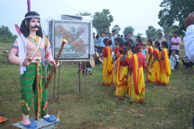 Tribals celebrate at Salboni in West Midnapore district of West Bengal in end-September. (Photo courtesy: Facebook/Saradindu Uddipan) Tribals celebrate at Salboni in West Midnapore district of West Bengal in end-September. (Photo courtesy: Facebook/Saradindu Uddipan)