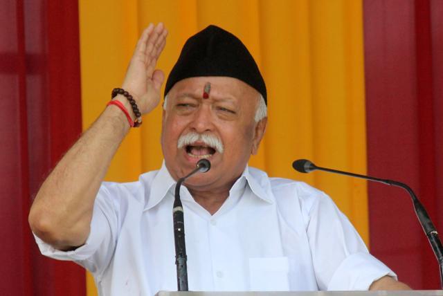 RSS chief Mohan Bhagwat will deliver the main address at an event held to celebrate the 350th birth anniversary of Guru Gobind Singh in New Delhi on Wednesday. (HT File) RSS chief Mohan Bhagwat will deliver the main address at an event held to celebrate the 350th birth anniversary of Guru Gobind Singh in New Delhi on Wednesday. (HT File)