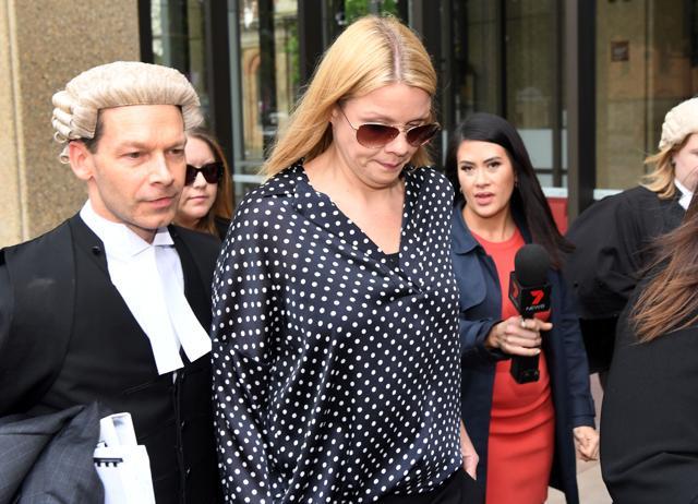 Massage therapist Leanne Russell leaves the New South Wales Supreme Court in Sydney. (AFP) Massage therapist Leanne Russell leaves the New South Wales Supreme Court in Sydney. (AFP)