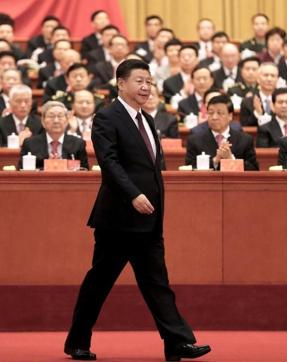 Chinese President Xi Jinping walks to the lectern to deliver his speech during the opening session of the 19th National Congress of the Communist Party of China at the Great Hall of the People in Beijing, China October 18, 2017. (Reuters File Photo) Chinese President Xi Jinping walks to the lectern to deliver his speech during the opening session of the 19th National Congress of the Communist Party of China at the Great Hall of the People in Beijing, China October 18, 2017. (Reuters File Photo)