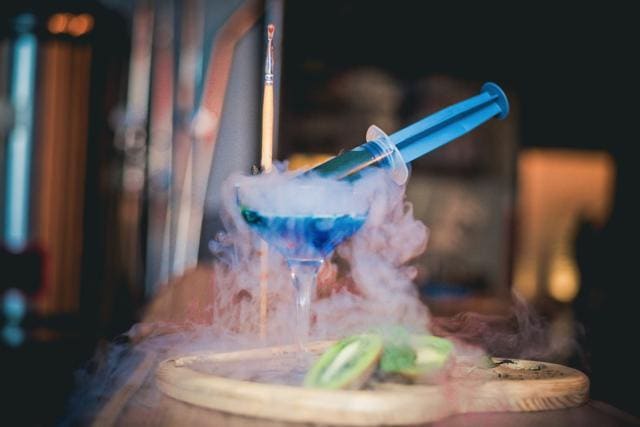 Blue Devil by mixologist Mandeep Rao of Prankster.