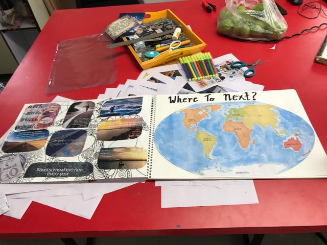 Art journaling is about expression of emotions and thoughts; a safe container for emotions. (HT PHOTO)
